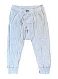 Kumpf Herren Hose 3/4lang Eingriff Blau Grau Baumwolle Feinripp Gr. 5 6 7 8 9 10