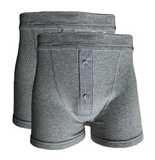 Kumpf Herren Pants 2er Pack Knopfleiste Schwarz Weiß Grau Gr. S M L XL 2XL