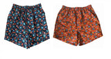 Bugatti Herren Badeshorts Jakob Orange Navy Geblümt Gr. M