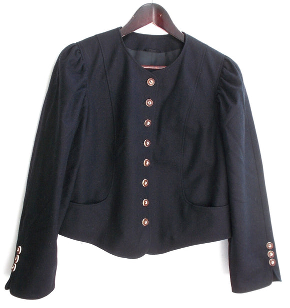 Damen Trachten Janker/Jacke schwarz Gr. 40 v. Salzburger Tracht