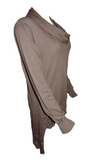 Capuccino Damen Pullover Langarm Braun Gr. 36
