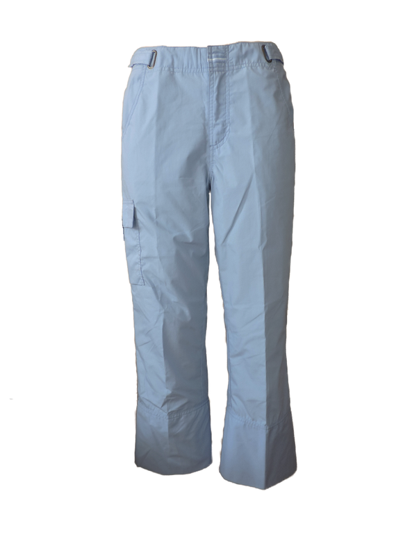 Damen Caprihose Sporthose Freizeithose Hellblau Gr. 38 40 42
