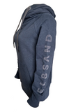 Damen Hoodie Kapuzenpullover Langarm Navy Gr. M