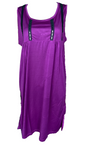 Damen Nachthemd Türkis und Lila Gr. M, L, XL, 2XL