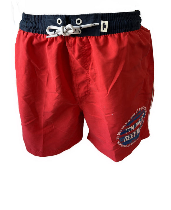 Herren Badeshort Rot Gr. M