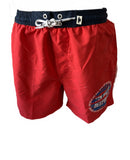 Herren Badeshort Rot Gr. M