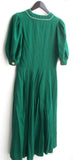 Damen Trachten Kleid grün m. Stickerei Gr. 38 v. Sauwaldtracht