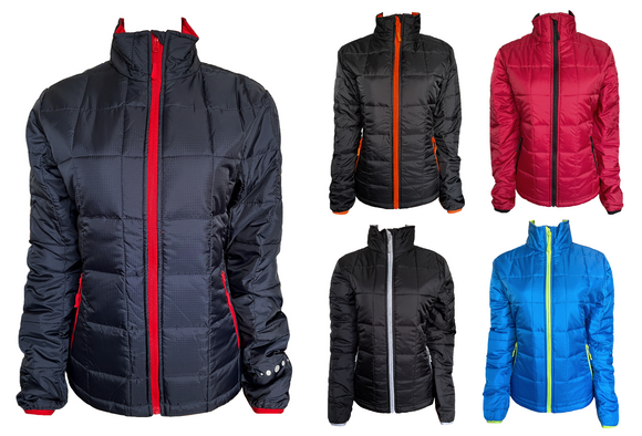 James&Nicholson Damen Steppjacke JN1034 Navy Grau Schwarz Rot Royal S M L XL XXL