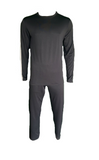 Herren Pyjama/Schlafanzug Schwarz/Grau Gr. M, L, XL, 2XL