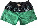Herren Badeshort Tobias Grün Navy Gr. M