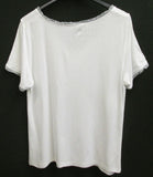 Damen Trachten Shirt weiß mit Blumenmotiv Gr. S von Country Line