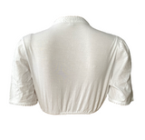 Himmelreich Dirndlbluse Max weiß XS,S,M,L,Xl kurzarm