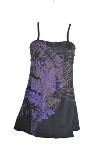 Damen Badekleid mehrfarbig gemustert Gr. 38 40 42 44 Cup C NEU