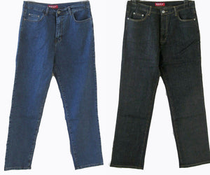 RE&X Herren Jeans Hose Blau Blauschwarz Gr. 44-64