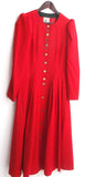 Damen Trachten Kleid rot m. Spitzensaum Gr. 38 v. Frankonia Jagd