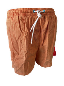 Bugatti Herren Badeshort einfarbig Orange Grün Navy Coral Gr. M
