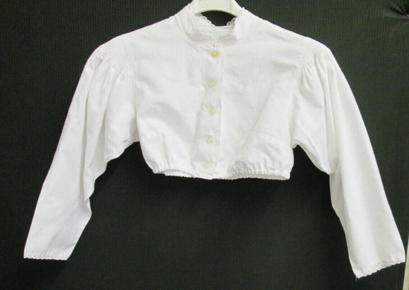 Damen Trachten Bluse cremeweiß Gr. 32