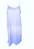 Damen Nachthemd Einfarbig Lila und Blau Gr. M, L, XL, 2XL
