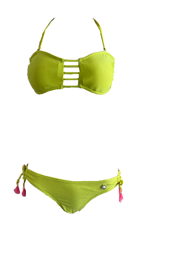 Bikini mit Abnehmbare Träger ohne Bügel  Gr. 38