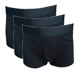 Herren Retropants Unterhose 3er Pack Grau Weiß Schwarz Gr. M L XL 2XL