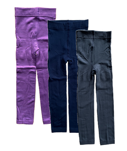 Kinder Thermo Leggings Lila Navy Grau Gr. 110/116 122/128 134/146 152/164