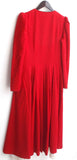 Damen Trachten Kleid rot m. Spitzensaum Gr. 38 v. Frankonia Jagd