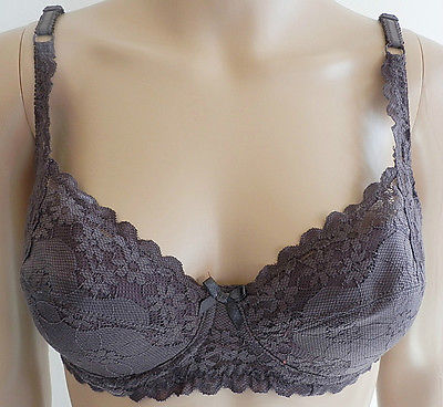 Damen Bügel BH Dessous mit Spitze von Naturana 7328 Gr. 70 B C, 75 B C, 80 B C