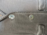 Capuccino Damen Blazer Grau Knöpfe Baumwolle Gr. 38