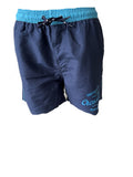 Herren Badeshort mit Aufdruck Grün und Navy Gr. M