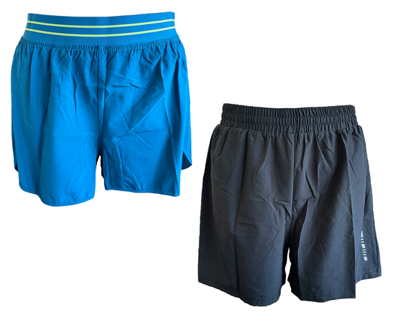 Damen Laufshorts Sportshorts Türkis Schwarz Gr. S M L