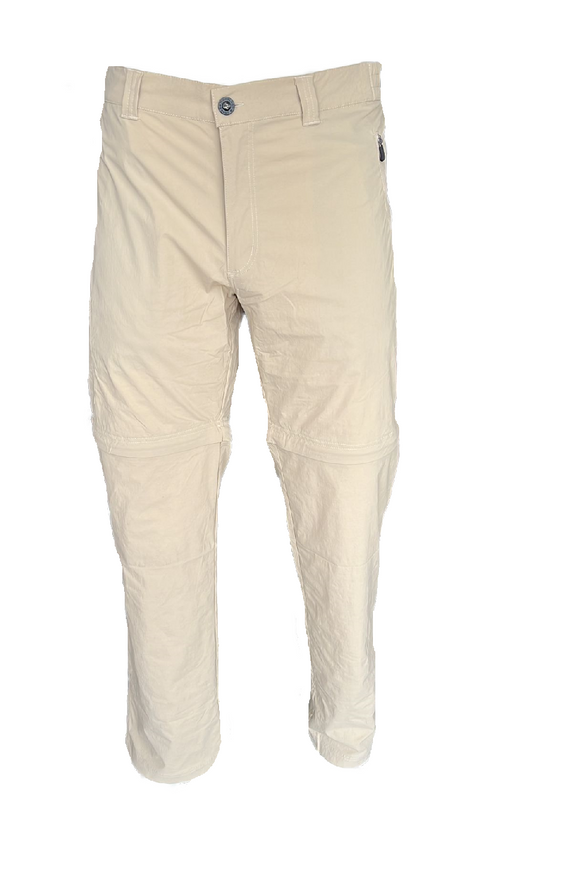 James & Nicholson Herren Trekkinghose Zipp off Stone/Beige Gr. XL