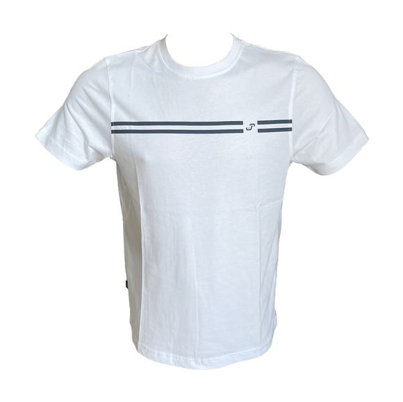 JOY Herren Shirt JASPER Sportshirt Kurzarm Weiß Baumwolle Gr. 48 50 52 54 56 58