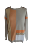 Damen Pullover Pulli mit Pailletten mehrfarbig Gr. 36 38 40 42 48 50